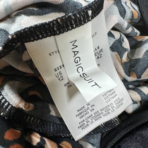 Magicsuit Natural Wonder Taylor Underwire Tankini Top Swimsuit Women's 12 NWOT - Picture 5 of 8